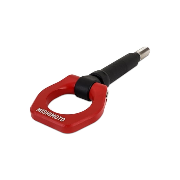 Mishimoto Racing Tow Hook Compatible With Subaru BRZ/Scion FR-S/Toyota 86 2013-2019, Red