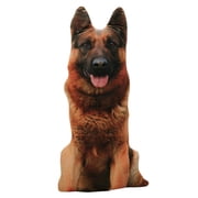 Dog Pillow 3D Simulation Dog Shaped Pillow,Funny Husky German Shepherd Dog Plush Pillow Dog Stuffed Animal Pillow Chair Cushion for Home Decor