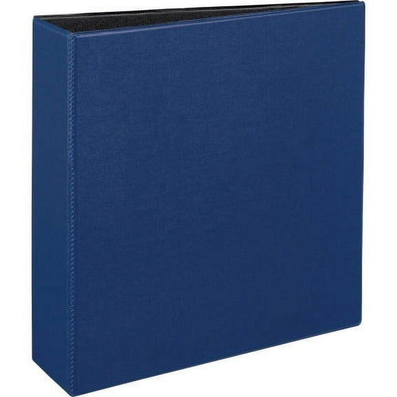 Avery Durable Binder - DuraHinge 3" Binder Capacity - Letter - 8 1/2" x 11" Sheet Size - 600 Sheet Capacity - 3 x Slant D-Ring Fastener(s) - 2 Internal Pocket(s) - Blue - 1.98 lb - Recycled - Gap