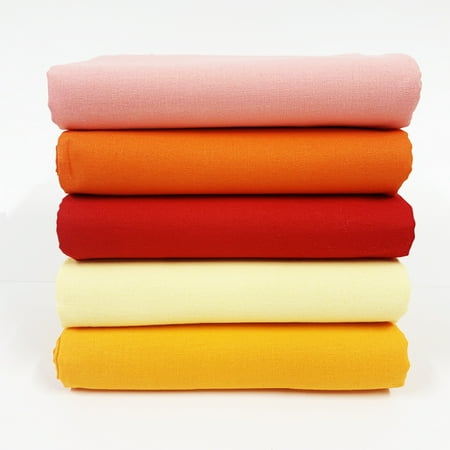 SHASON TEXTILE (3 Yards cut) 100% COTTON SOLID QUILTING FABRIC, POPPY.