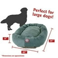 thumbnail image 3 of Majestic Pet Villa Velvet Bagel Pet Bed for Dogs, Calming Dog Bed Washable, Large, Azure, 3 of 5