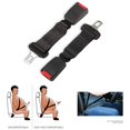 thumbnail image 2 of Universal Car Seat Belt Extender Adjustable 23cm Grey 2pcs Compatible with STOL, 2 of 4