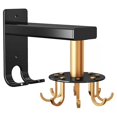 thumbnail image 1 of Ganchos de Pared Giratorios Yuxing Acero Inoxidable Oro Negro, 1 of 5