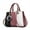 Pink, variant on Women's Fashion Crossbody Bags Handbag Color-Blocked Leather Shoulder Purse Work Office Top-Handle Tote Satchels
