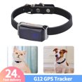 thumbnail image 2 of Pet GPS Tracking Locator Wearable Smart Collar Cat Dog Footprint Tracking Locator Waterproof View Playback of Historical Track (53.3 x 29 x23mm), 2 of 7