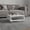 White, variant on TUHOME Eclipse Square Coffee Table, 23.6" Low Modern Center Table with Open Storage Shelf