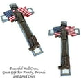 thumbnail image 4 of Urbalabs United States Fallen Solider USA Flag Boots Armed Forces 14 Inch Wall Hanging Wall Cross Decor American Flag Wings Military Home Stars Stripes Support Our Troops (Fallen 14 Inch), 4 of 7