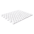 thumbnail image 5 of The Tile Life Honeycomb Remi 1" x 1" White Porcelain Mosaic Tile - 1 Sheet, 5 of 6