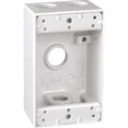 thumbnail image 1 of 14251WH 1 Gang White Rectangle Weatherproof Outlet Box, 1 of 1
