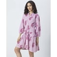 thumbnail image 2 of Moomaya Summer Dress For Women's, Long Sleeve, Paisley Print Dress, 2 of 9