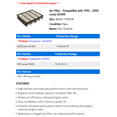 thumbnail image 2 of Air Filter - Compatible with 1992 - 2000 SC400 1993 1994 1995 1996 1997 1998 1999, 2 of 2