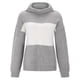 thumbnail image 1 of Gibobby Sueteres Para Mujeres Calientitos Elegantes Suéter de punto torcido con cuello Suéter de tamaño de moda Suéter Suelto Mujer(Gris,XG), 1 of 5
