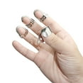 thumbnail image 3 of OFFIGAM Thumb Finger Guitar Picks Metal Silver 1 Set, 3 of 8