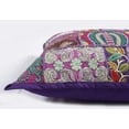 thumbnail image 4 of Khambhadiya Pillow Cover 24x16 Inch Set of 2 Decorative Cotton Handmade Covers Pillow Home Decor for Bed(Purple), 4 of 4