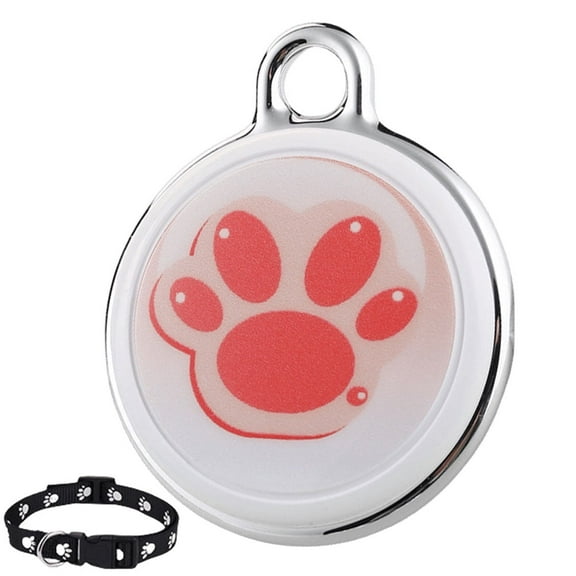 Pet Anti-Lost GPS Tracker BT Waterproof Smart Locator for Dogs Cats (Footprint)