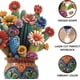 thumbnail image 3 of Rompecabezas de madera de 200 piezas con diseño de flores de cactus para adultos, rompecabezas de madera coloridos con formas únicas, regalos de cumpleaños., 3 of 7
