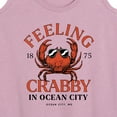thumbnail image 3 of Instant Message - Feeling Crabby in Ocean City - Women's Racerback Tank Top, 3 of 6