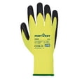 thumbnail image 3 of Portwest A625 Vis-Tex Cut Resistant Work Gloves PU Palm Coated Gloves Yellow/Black, Large, 3 of 3