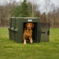 thumbnail image 4 of Dakota 283 Canine Rough and Tough Economy Kennel, Pet Crate, Large, Olive, 4 of 9