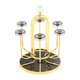 thumbnail image 1 of Soporte para secar tazas, soporte para tazas de café, escurridor antideslizante para vasos, cafeterías, tiendas, oficinas, vasos para beber. Oro, 1 of 9