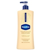 Vaseline Intensive Care Nourishing Moisture Body Lotion for Dry Skin, Lotion Made with Ultra-Hydrating Lipids + Pure Oat Extract for Nourished, Healthy-Looking Skin, 32 fl oz