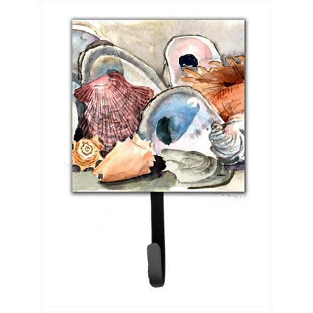 Carolines Treasures 8619SH4 Sea Shells Leash Holder Or Key Hook