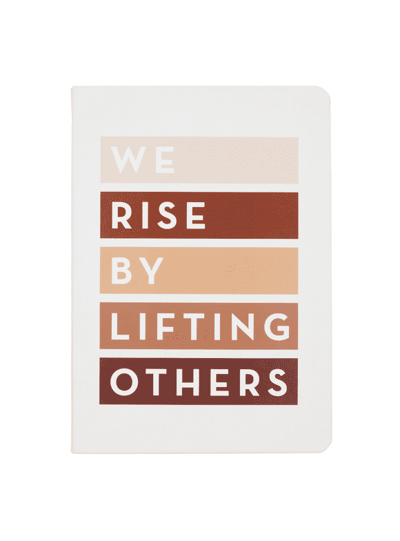 Diversity Collection We Rise 6x8 Style Faux Leather Hardcover Journal - True Story