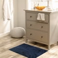 thumbnail image 5 of REGALWOVEN Non Slip Washable Soft Absorbent Bath Rug with Rubber Backing for Shower Floor Blue 20" x 32", 5 of 7