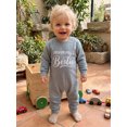 thumbnail image 3 of Cjfdfy Newborn Baby Boy Fall Outfit Mommy's Bestie Printed Long Sleeve Jumpsuit Baby Take Home Outfit Infant Cute Coming Home Clothes 0-18M, 3 of 9