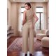 thumbnail image 3 of Conjunto Elegante de 2 Piezas Chaleco Entallado y Pantalón Palazzo para Mujer, 3 of 5