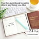 thumbnail image 3 of Cuaderno Chiisong A6 de Cuero con 24 blocks de notas motivacionales en colores, 3 of 7