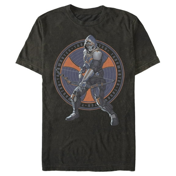 Men's Marvel Black Widow Taskmaster Arrow Graphic Tee Black 2X Large