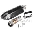 thumbnail image 2 of DE ESCACE Midpipe Carbon Fiber Style Slipon Muffler Con DB Killer Fit para 400 Z400 20182020, 2 of 7