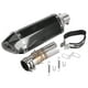 thumbnail image 2 of DE ESCAPE DE MOTOCICLETA MUSTA DE FIBRA DE CARBURO Midpipe Slipon Muffler Con DB Killer Fit para 400 Z400 20182020, 2 of 7