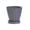 Gray, variant on Eolstice Geometric Ribbed Planter Pot, Plastic with Drainage Tray, Modern Faceted, Indoor Flower Pot, Succulents Houseplants, Home Decor