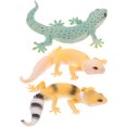 thumbnail image 1 of BRIGHTFUFU Figuras de animales de reptiles realistas, modelos de Gecko falsos, accesorios de reptiles Gecko, 3 uds., 1 of 7