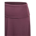 thumbnail image 4 of KOGMO Womens Classic Maxi Skirt with Foldable Wide Waistband (S-3X), 4 of 6