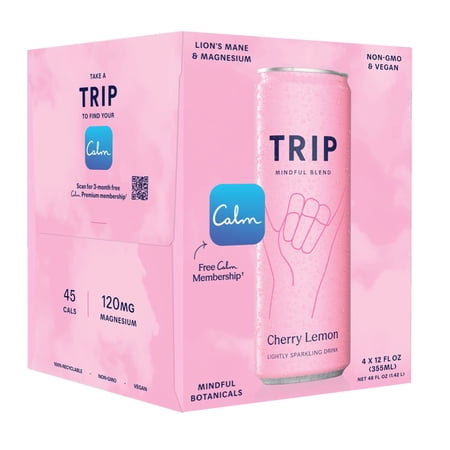 TRIP Cherry Lemon Mindful Blend 4 pack 12 fl oz