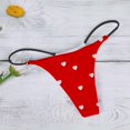 thumbnail image 5 of Wxolcjlv Valentine'S Thongs For Women V-Waisted Fasion Printed Sexy Thong Panties Breathable Comfortable Seamless Underwear,Size S-XXL, 5 of 6