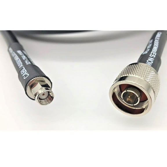 LMR-400 Times Microwave Coax Extension 30 Feet N Male to RPSMA Male Cable for Bobcat Miner/Helium HNT Hotspot