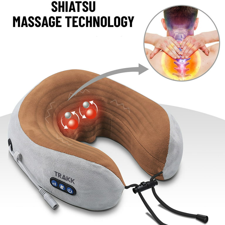 Trakk Wireless Neck Massage Pillow | Black
