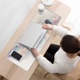 thumbnail image 3 of Large Pink Gold Marble Mouse Pad - Stylish 31.5x11.8in Desk Mat & Laptop Protector, 3 of 7