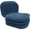 Blue, variant on NEIRID Foam Seat Cushions Kitchen Chairs Pads for Dining Chairs Non Slip Office Seat Cushions Washable U Shaped Soft Thick Large Metal Wooden Chair Cushions,17" x 15"