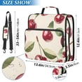 thumbnail image 2 of FORMRS Zipper Binder with Shoulder Strap 2-inch Ring 500 Sheet Capacity File Bag, Cute Cherry, 2 of 5