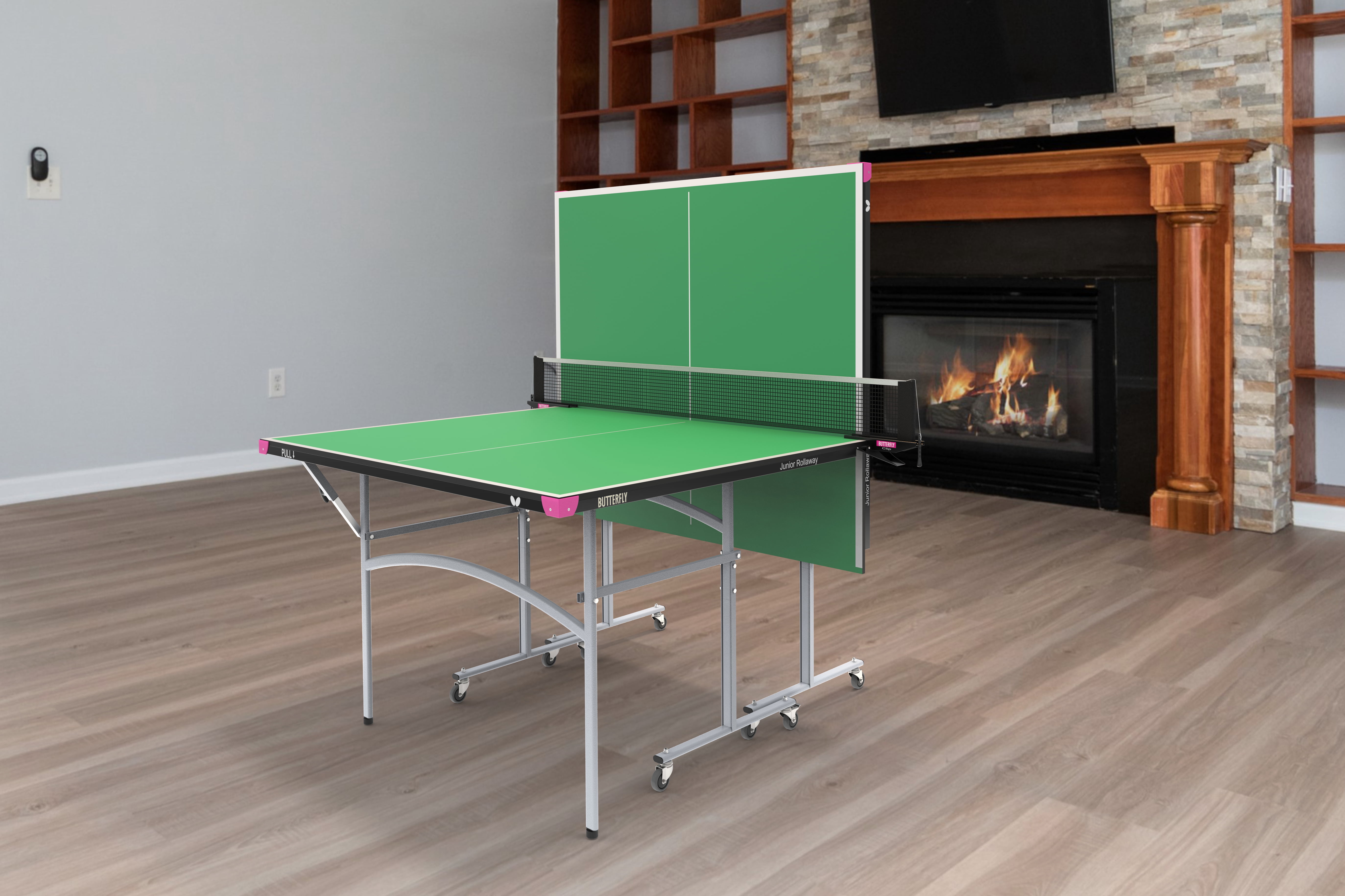 Butterfly Junior Rollaway Table Green