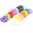 thumbnail image 3 of Xingzhi 100Pcs Child Buttons Resin Multi Color Heart 2 Holes Handmade Decoration for DIY Sewing Craft, 3 of 7