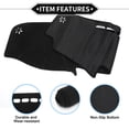 thumbnail image 4 of Kit de Cubierta de Tablero Unique Bargains Compatible para Lexus LS LS460 LS600H, Consola Central de Poliéster Duradera en Negro con Pegatina, 4 of 7