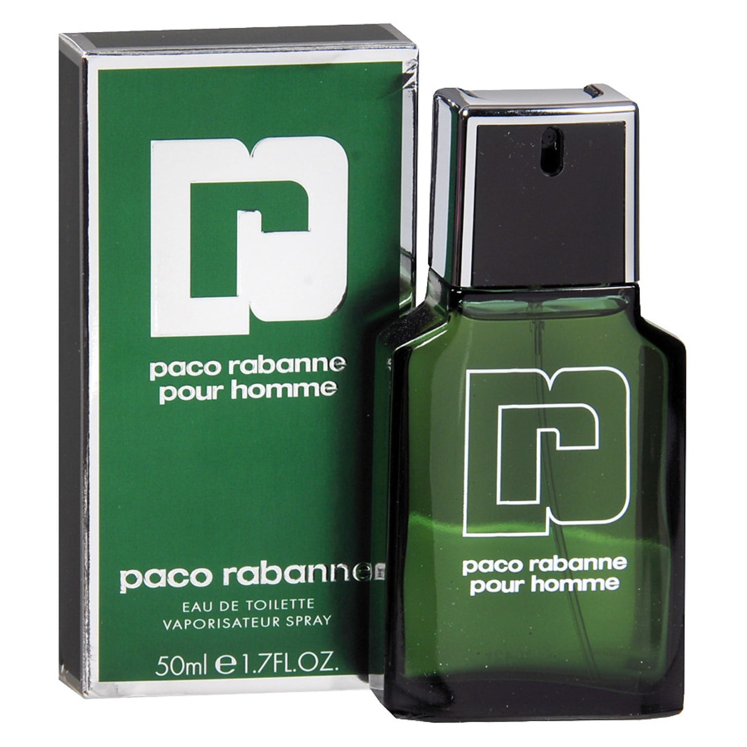 Paco Rabanne Pour Homme Eau de Toilette Vaporisateur Spray, 50 ml, 1.7 ...