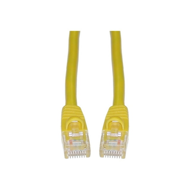 CableWholesale.com - Câble de Raccordement - RJ-45 (m) vers RJ-45 (m) - 1 Pi - UTP - CAT 6 - Moulé, Torsadé - Jaune