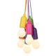 thumbnail image 1 of Cadena de lámpara 6 bombillas LED de 4.5 V y 0.5 W interruptor de cuerda de tracción 3 pilas AAA funciona con diseño colgante para dormitorio sala de estar restaurante comedor decoración de fiesta en Abody Cadena de lámpara, 1 of 7